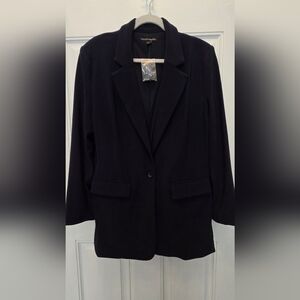 Boston Proper Elegant Navy Blue Blazer